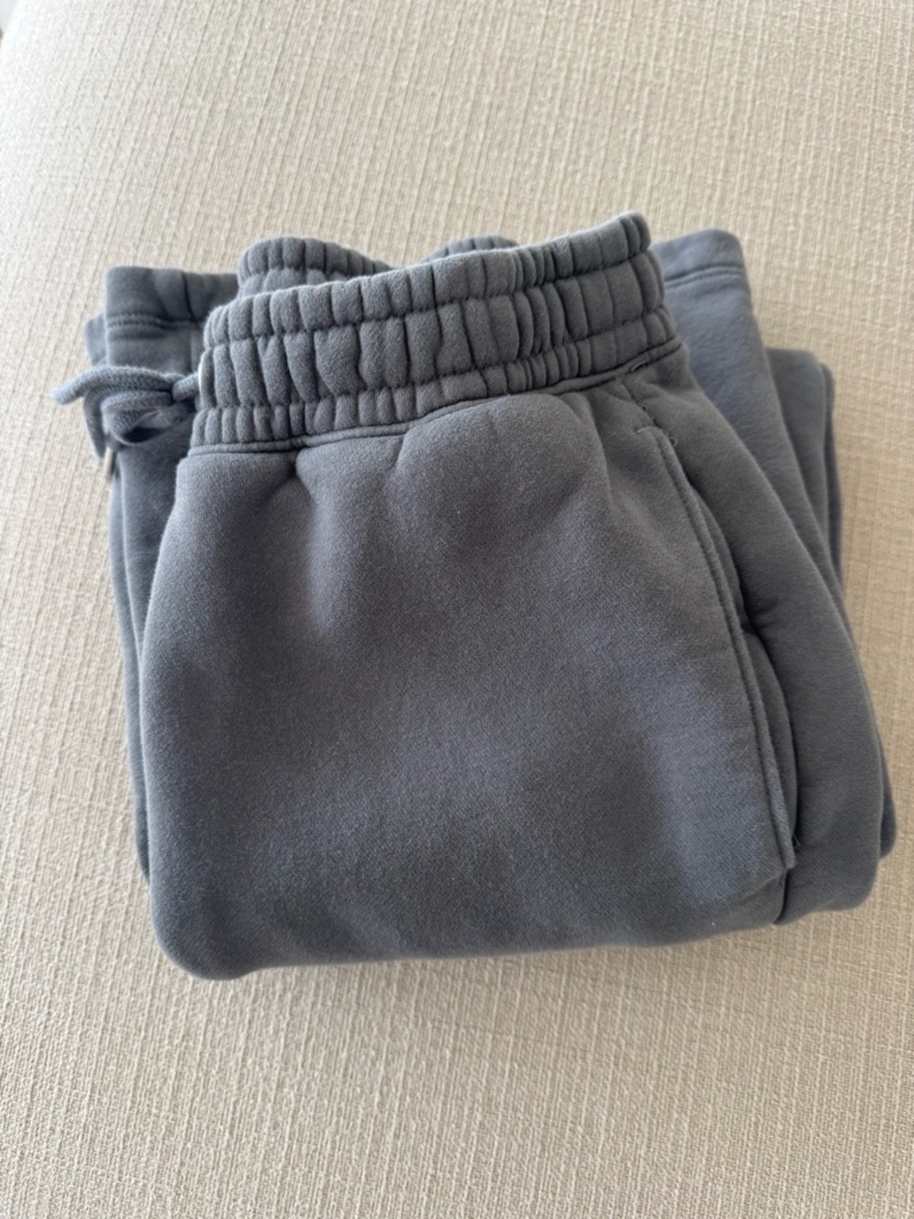 Abercrombie & Fitch Grey Wide Leg Sweatpants - Picture 3 of 3